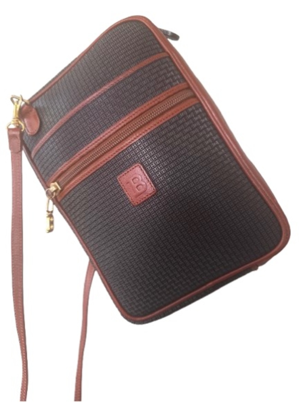 🌟BALLY  Monogram Embossed Canvas Crossbody Bag🌟